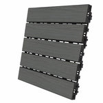 Load image into Gallery viewer, Aura 12&quot; x 12&quot; Deck and Balcony Tile (6 sq. ft./case) Driftwood
