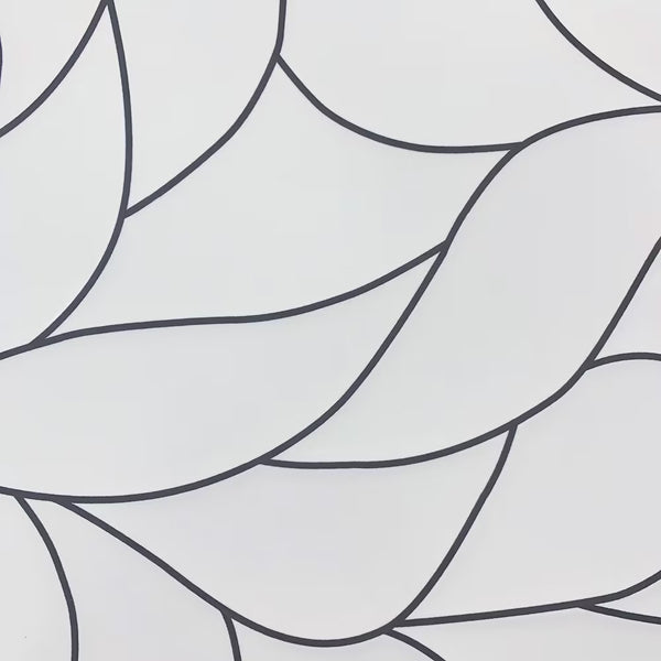 Modamo Brooklyn Décor Glossy White with Black 12-inch x 36-inch Ceramic Wall Tile (14.53 Sq.Ft./Case)