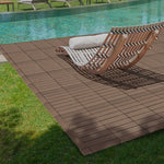 Load image into Gallery viewer, Creative Surfaces® 3&quot; x 3&quot; Composite Deck Tile Corner Trim – 4-Pack Cypress

