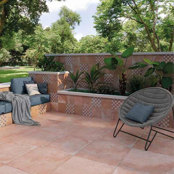 Modamo Rosso Matte Warm Brown 10-inch x 10-inch Porcelain Floor & Wall Tile (10.76 sq.ft. /case)