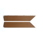 Load image into Gallery viewer, NewTechWood 2&quot; x 1&#39; Peruvian Teak Quick Deck Composite Deck Tile Inside Corner Fascia – 2-Pack
