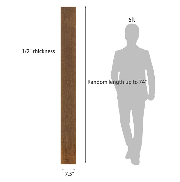 Wilderness Natural Wonders 1/2" Thick x 7-1/2" Wide Engineered Hardwood Flooring