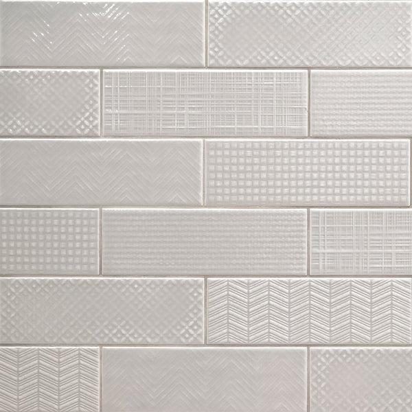 MSI Stone ULC Citylights Dusk 3D Mix Ceramic Tile 7.83 inch Thickness 4 inch Width 9.9 sq. ft. Coverage Glossy Finish Wall Tile