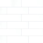 Charger l'image dans la visionneuse de galerie, Illume Cloud White 4 in. x 16 in. Glossy Ceramic Wall Tile