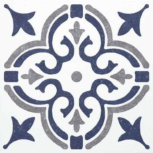 D-C-Fix Jasmila Blue Self Adhesive Wall Tiles (Area Coverage: 1.45 sq.ft. per 6-Pack)