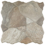 Load image into Gallery viewer, Merola Tile Canet Gris Porcelain Floor and Wall Tile 17 inch x 17 inch 12.24 sq. ft./Case Matte Textured Stone Look Square Tile