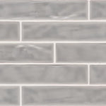 Load image into Gallery viewer, Dal Tile Artistic Reflections Rain 2 inch x 10 inch Glazed Ceramic Undulated Wall Tile – 5.24 sq. ft. per Case, Glossy High Sheen Finish