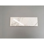 Charger l'image dans la visionneuse de galerie, Calacatta White Glossy 4" X 12" Subway Tile (Set of 40)