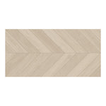 Load image into Gallery viewer, Modamo Chevron Grey Wood Look Porcelain Tile 0.35 inch Thick 24 inch x 48 inch Large Format Matte