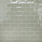Charger l'image dans la visionneuse de galerie, Merola Tile Chester Sage 3 inch x 6 inch Ceramic Wall Tile – 5.72 sq. ft. per Case, Glossy Smooth Finish