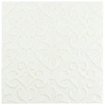 Load image into Gallery viewer, Merola Tile Triplex Valverde White 7-3/4 inch x 7-3/4 inch Ceramic Wall Tile (11.11 sq. ft./Case) – Textured Semi-Gloss Finish