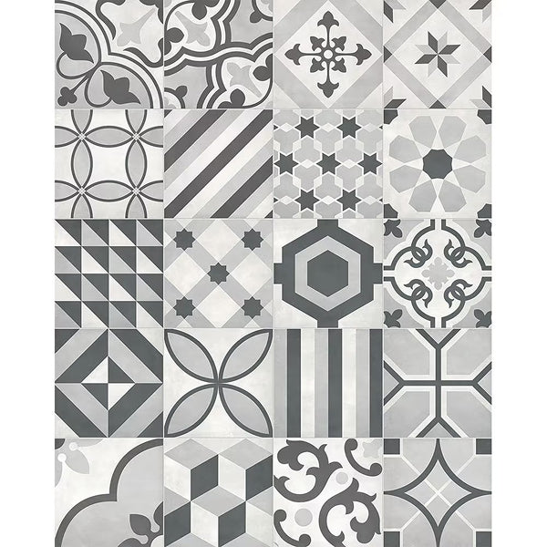 Anatolia Artisano Quartz Deco Blend Porcelain Tile 8 inch x 8 inch 7.32 sq. ft./case Matte High Definition Decorative Finish