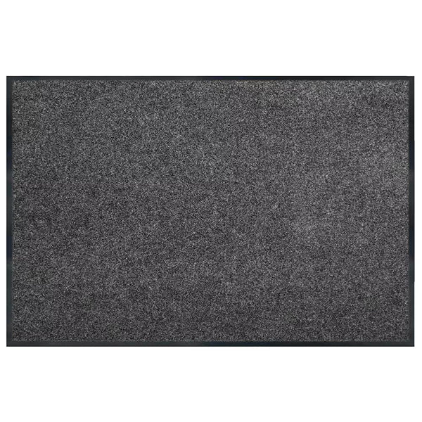 Multy Home Toledo 4 ft x 6 ft Rectangular Commercial Grey Floor Mat