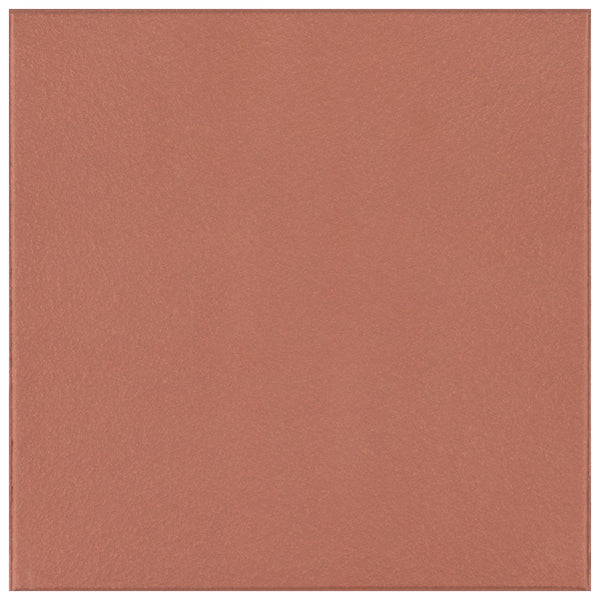Merola Tile Klinker Red 7.75 inch x 7.75 inch Ceramic Floor and Wall Tile – 9.24 sq ft per Case, Unglazed Quarry Tile for Indoor & Outdoor Use