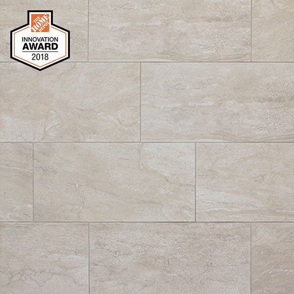 Anatolia Vermont Oasis Porcelain Tile 0.33 inch Thickness 24 inch Width 15.5 sq. ft. Coverage Matte Rectified Stone Look