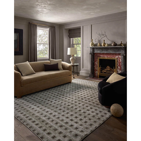 Jeremiah Brent x Loloi Bleecker Silver / Charcoal Area Rug