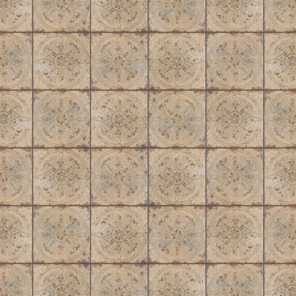 Merola Tile Saja Blanco Ceramic Floor and Wall Tile 0.39 inch Thick 13 inch Wide 12.0 sq. ft. per Case – Glazed Textured Vintage Finish
