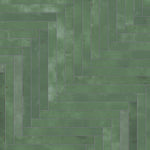 Charger l'image dans la visionneuse de galerie, Merola Tile Phoenix Green Porcelain Floor and Wall Tile 1.88 inch x 17.75 inch x 0.33 inch – 7.424 sq. ft./Case, Matte Subway Look Finish