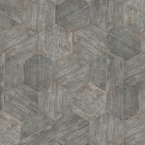 Merola Tile Retro Hex Cendra Porcelain Tile 14.13 inch x 16.25 inch – 11.05 sq. ft. per Case Matte Wood Look Finish