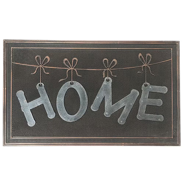IH Casa Decor Rubber Mat Stringline Home 18 inch x 30 inch Non-Slip Entry Door Mat