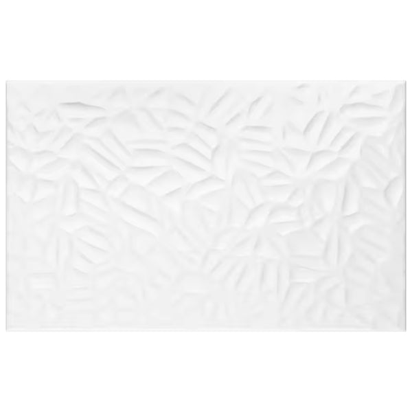 Merola Tile More Petal Glossy Ceramic Wall Tile 0.38 inch Thick 9.88 inch Wide 10.9 sq. ft. per Case – Glossy 3D Textured Finish