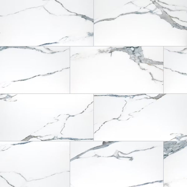 MSI Stone ULC Majestic Lapis Lazuli Porcelain Tile 0.37 inch Thickness 24 inch Width 16 sq. ft. Coverage Polished Finish Marble Look