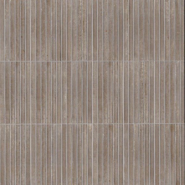 MSI Stone ULC Princess Grigio Porcelain Tile – 0.35 inch Thick, 5 inch x 10 inch, 8.71 sq.ft/Case – Polished Fluted Subway Finish
