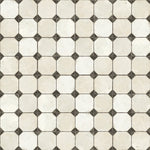 Charger l'image dans la visionneuse de galerie, Carrelage en céramique pour sol et mur Merola Tile Kings Yard Nero 44,78 cm x 44,78 cm – 1,02 m²/caisse Motif mat