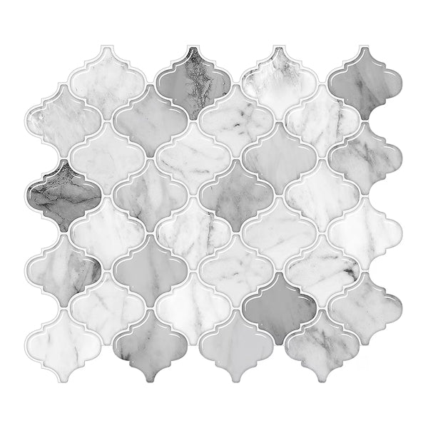Mureno Dimensions 12x12 Marble Lantern Peel and Stick Rigid Vinyl Tile (4 Pack)