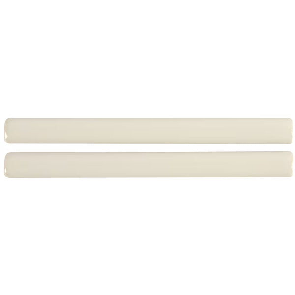 MSI Stone ULC Antique White 0.63 inch x 6 inch Glazed Ceramic Quarter Round Molding Tile 5 sq. ft./case – Glossy Crackled Finish