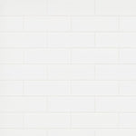 Charger l'image dans la visionneuse de galerie, Illume Cloud White 4 in. x 12 in. Glossy Ceramic Subway Wall Tile