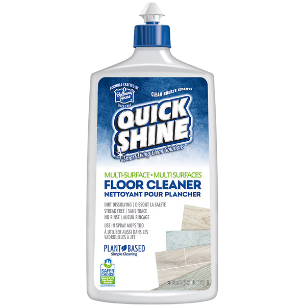 Quick Clean Infloor Quick Shine 27 oz. Multi-Surface Floor Cleaner | pH Neutral Best Floor ...