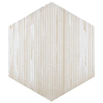 Charger l'image dans la visionneuse de galerie, Merola Tile Retro Hex Terra Porcelain Tile 14.13 inch x 16.25 inch – 11.05 sq. ft. per Case Matte Wood Look Finish