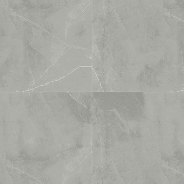 MSI Stone ULC Madison Celeste Porcelain Tile 10 mm Thick 24 inch x 24 inch 16 sq. ft./Case Matte Marble Look Floor and Wall Tile