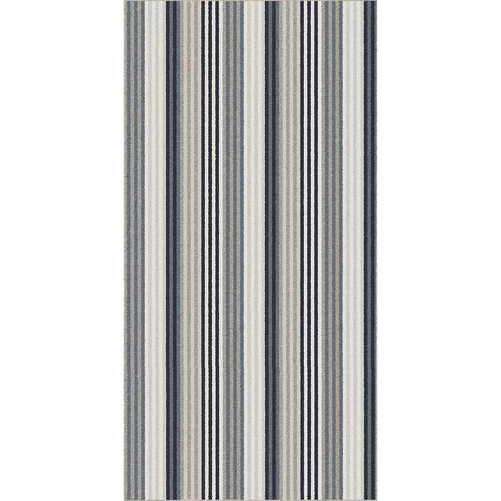 StyleWell Bedford 3 ft x 6 ft Polypropylene Loop Yarn with Non-Slip Backing Multi Colour Doormat