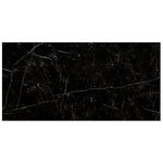 Load image into Gallery viewer, MSI Regallo Marquina Noir Porcelain Tile 12 inch x 24 inch 13.56 sq. ft./case Polished Marble Look Glossy Finish