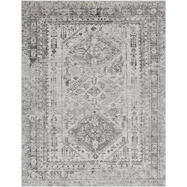Fitz Oriental Charcoal Area Rug