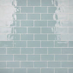 Load image into Gallery viewer, Merola Tile Castillo Sky 3 inch x 6 inch Ceramic Wall Tile – 5.72 sq.ft./case Glossy Handmade Look