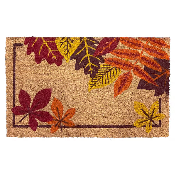 Floor Choice Autumn Leaf 18" x 30" Coir Mat