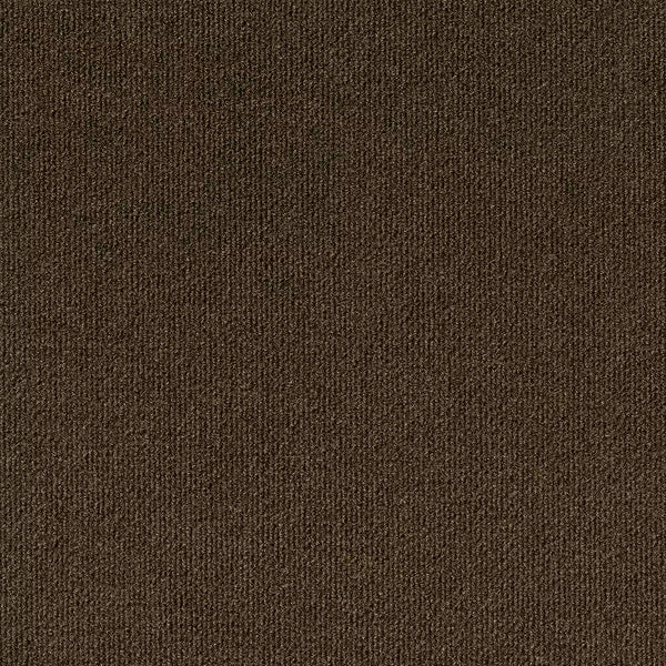 Foss Floors Rib N17 Mocha 18-inch x 18-inch Carpet Tiles (16 Tiles/Case)