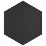 Load image into Gallery viewer, Merola Tile Hexatile Matte Nero Porcelain Tile 0.37 inch Thick 7 inch x 8 inch 7.67 sq ft/case Matte Hexagon