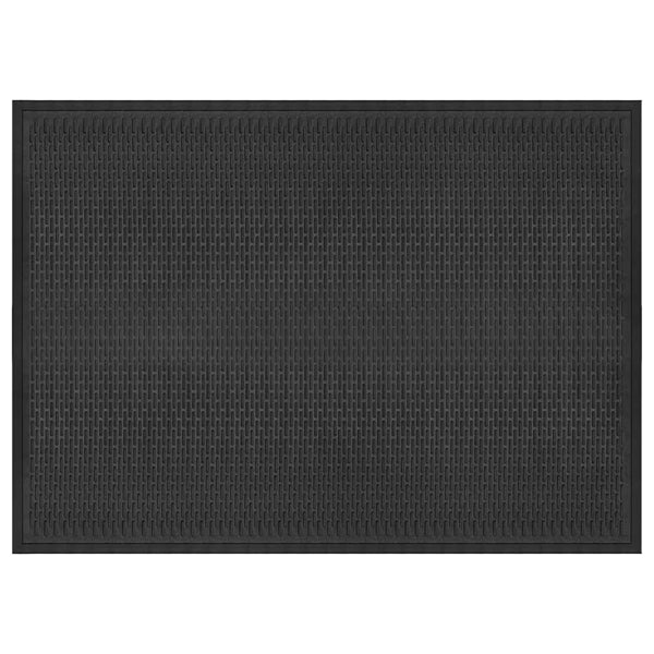 Multy Home Dash Black 4 ft. x 6 ft. Commercial Rubber Door Mat, Indoor / Outdoor Use