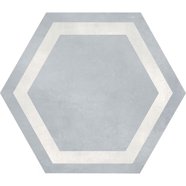 Anatolia Artisano Acqua Hexagon Frame Porcelain Floor & Wall Tile 0.35 inch Thick x 6.89 inch Wide – 2.8 sq. ft./Case, High Definition Matte Finish