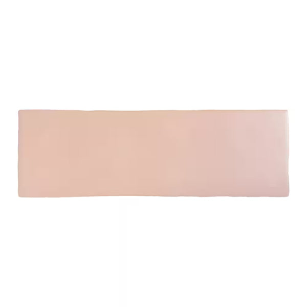 Modamo Tabarca Matte Pink Porcelain Tile 0.35 inch Thick x 2.6 inch Wide – 3.78 sq. ft. Coverage – Matte Finish Subway Style