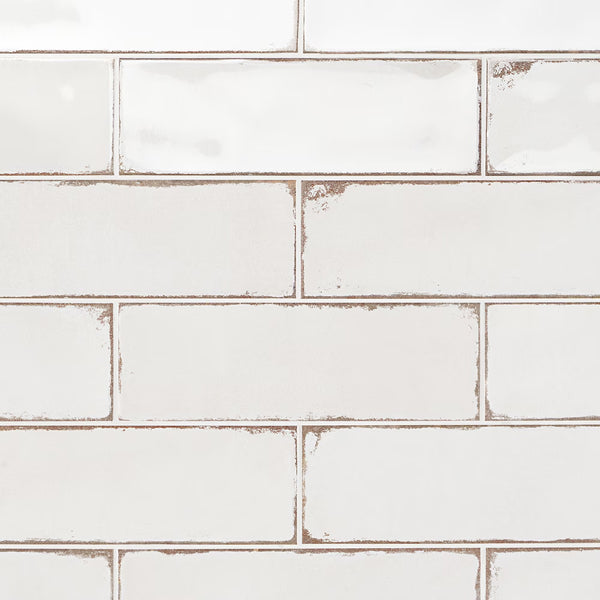 Ivy Hill Tile Santa Fe White 4 inch x 11.96 inch Polished Ceramic Wall Tile – 10.76 Sq. Ft. Coverage per Case