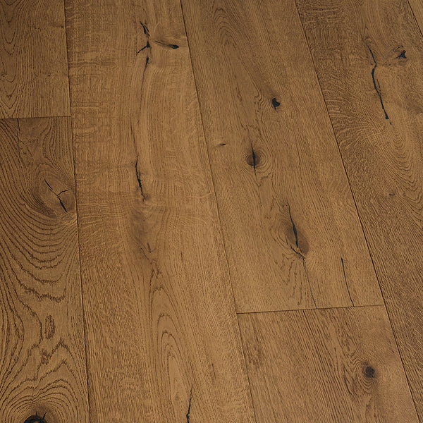 Malibu Wide Plank French Oak Del Ray 5/8 in. x 9.4 in. Wire Brushed Engineered Hardwood Flooring (34.10 sq. ft./case)