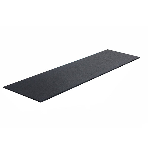 Rubber King Black 2 ft. x 6 ft. x 0.118 inch Rubber Fitness Utility Mat – Heavy-Duty Indoor Utility Floor Mat