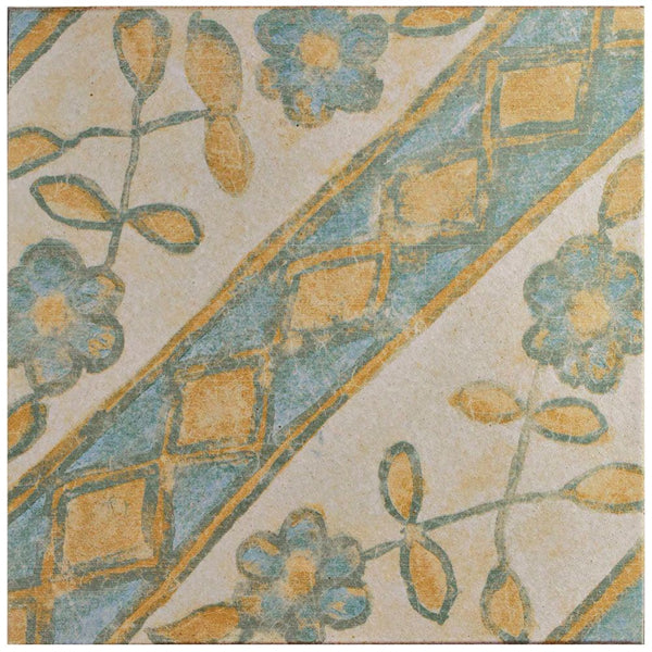 Merola Tile Klinker Retro Blanco Aubrieta 12.75 inch x 12.75 inch Ceramic Floor and Wall Tile 6.96 sq. ft./case – Satin Textured Finish