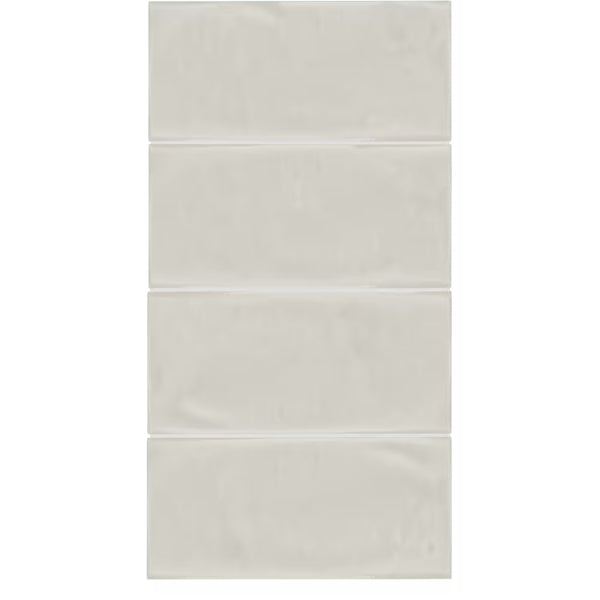 Anatolia Artisan Sand 3 inch x 6 inch Glossy Pressed Ceramic Wall Tile – 10.66 Sq. Ft. Coverage per Case