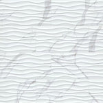 Load image into Gallery viewer, Title: MSI Stone ULC Dymo Statuary Wavy White Glossy Glazed Wall Ceramic Tile 0.37 inch Thick 12 inch x 24 inch (16 sq. ft./Case)